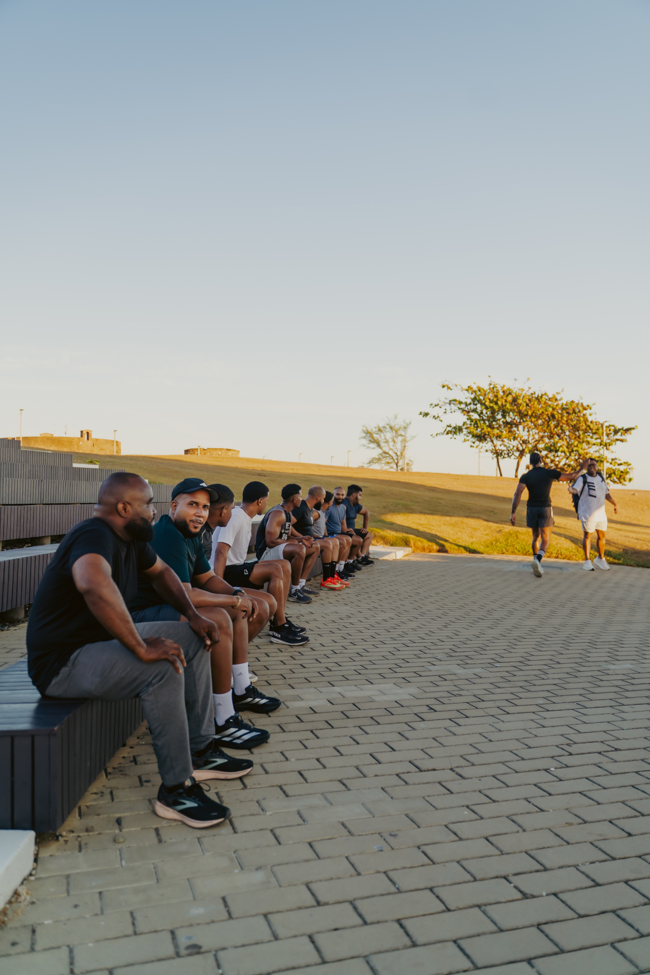 Encuentro de la comunidad fitness al aire libre en Puerto Plata, República Dominicana